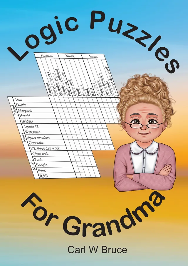 Logic Puzzles for Grandma paperback cover
